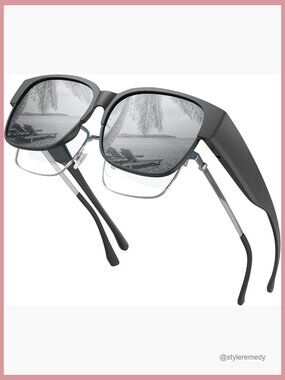 Polarized Fit Over Sunglasses with UV Protection for Prescription Glasses